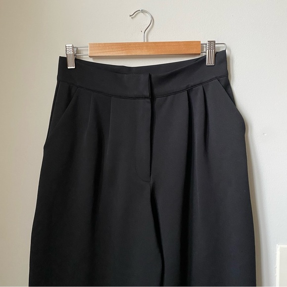 H&M Black Wide-Leg Pants size S - Picture 3 of 10
